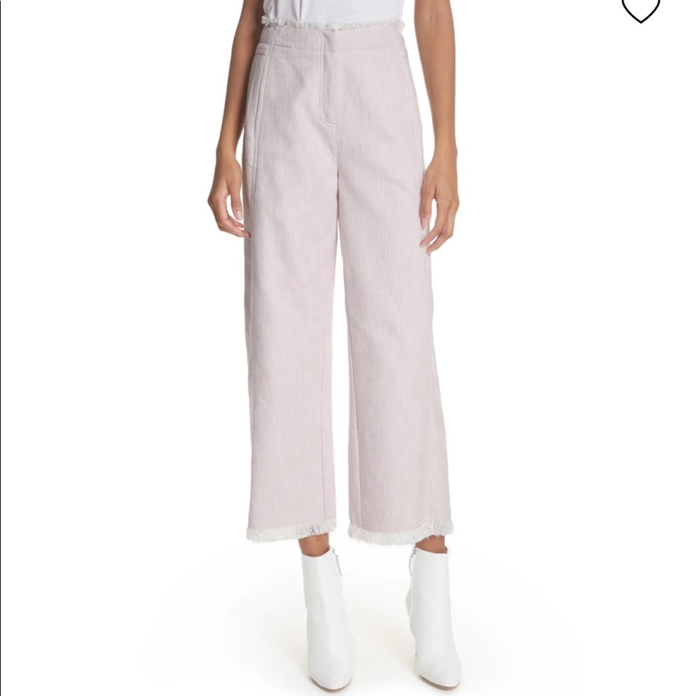 Rebecca Taylor Pink Wide leg pants